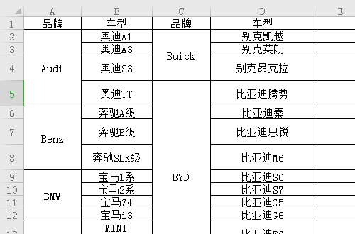 最新滴滴快车车型表，滴滴快车车型一览更新