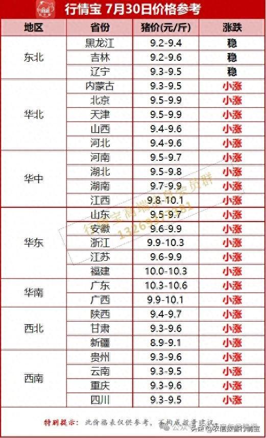 猪价飘红，今日喜讯：最新报价带来美好期待！